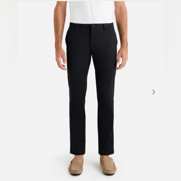 NWOT- RHÔNE Commuter Slim Straight pants Black size 36x33L